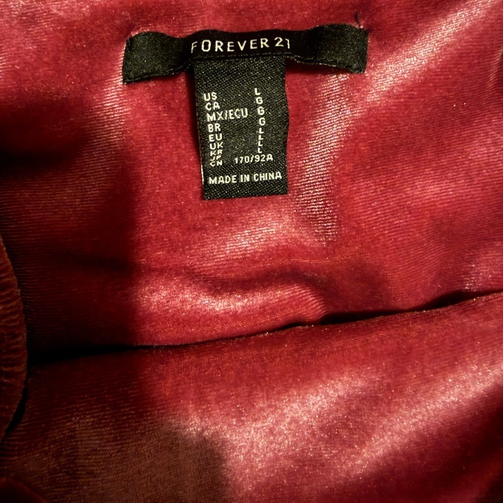 Pink Velvet Long Sleeve - Picture 2 of 2